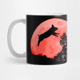 Pig in The Moon Mug